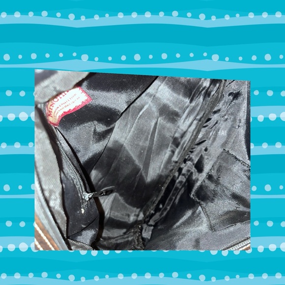 Ming Hai Collection Black Nylon  Satchel Bag - Picture 8 of 9